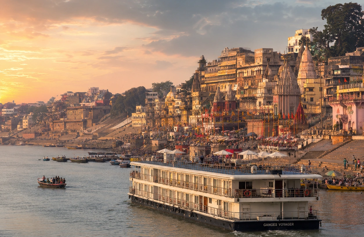 Kolkata to Varanasi Upstream Cruise